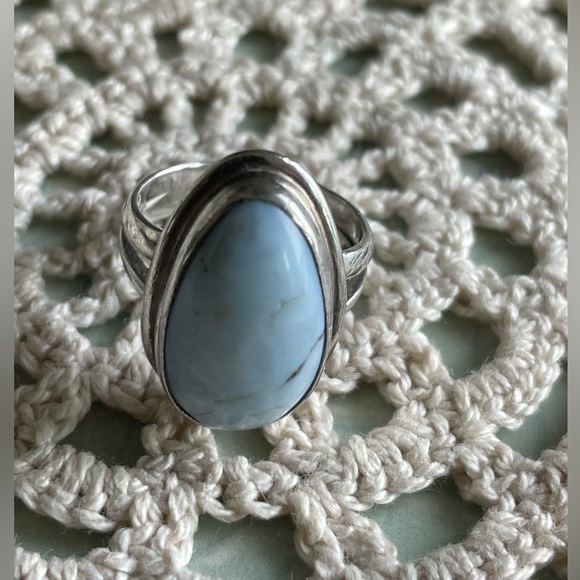 Chalcedony Sterling Silver Ring - Picture 2 of 5